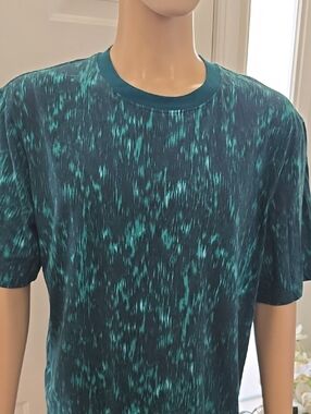 XERSION MEN'S BIG AND TALL BLUE SHORT SLEEVE ATHLETIC SHIRT SIZE XLT